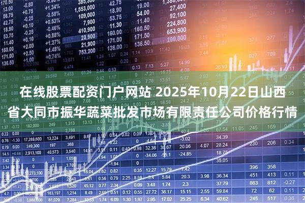 在线股票配资门户网站 2025年10月22日山西省大同市振华蔬菜批发市场有限责任公司价格行情